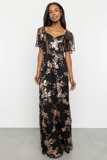 Baltic Born - Karina Sequin Maxi Dress