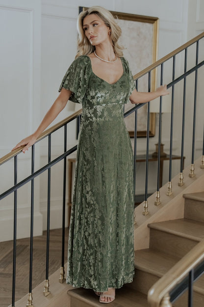Baltic Born - Everley Velvet Maxi Dress