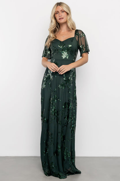 Baltic Born - Karina Sequin Maxi Dress