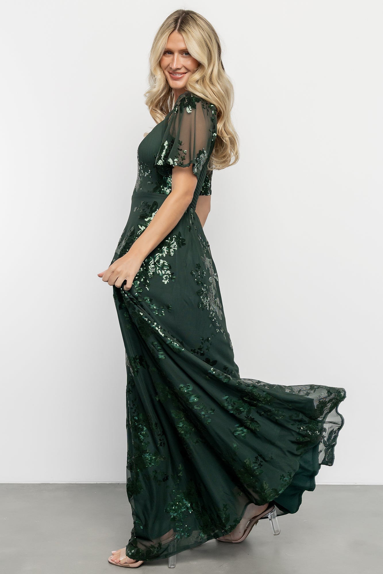 Baltic Born - Karina Sequin Maxi Dress