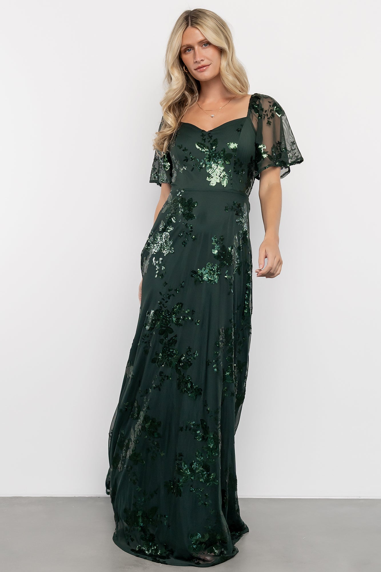 Baltic Born - Karina Sequin Maxi Dress