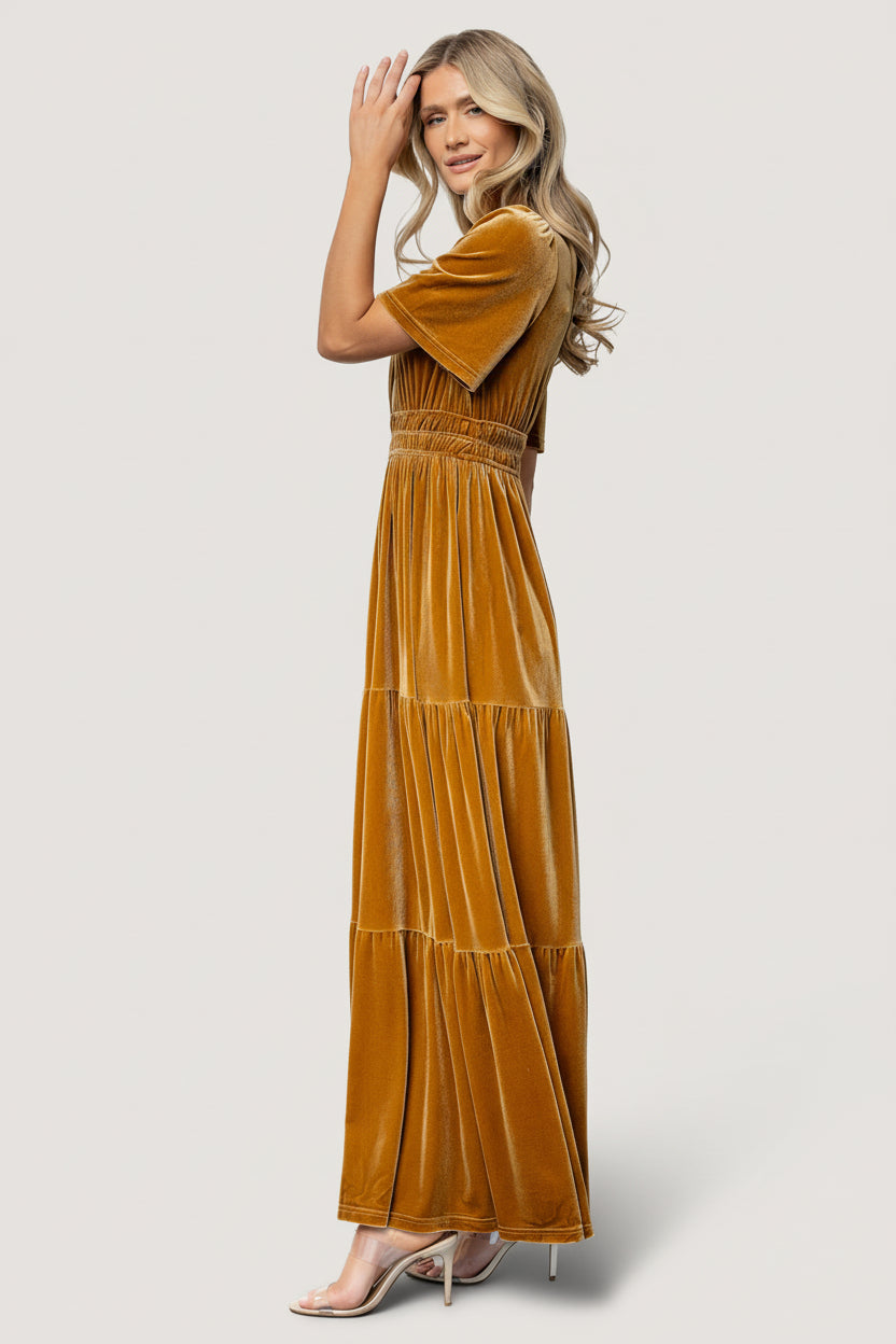 Baltic Born - Artemis Velvet Maxi Dress