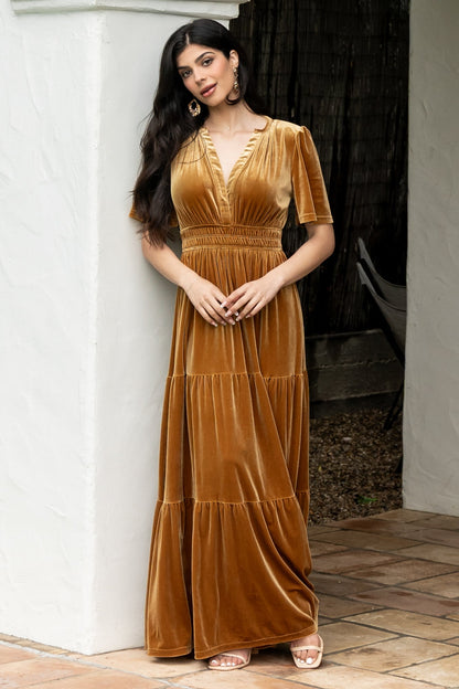 Baltic Born - Artemis Velvet Maxi Dress