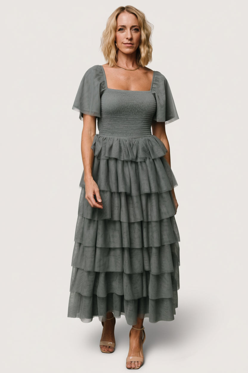 Baltic Born - Cherise Tulle Tiered Dress