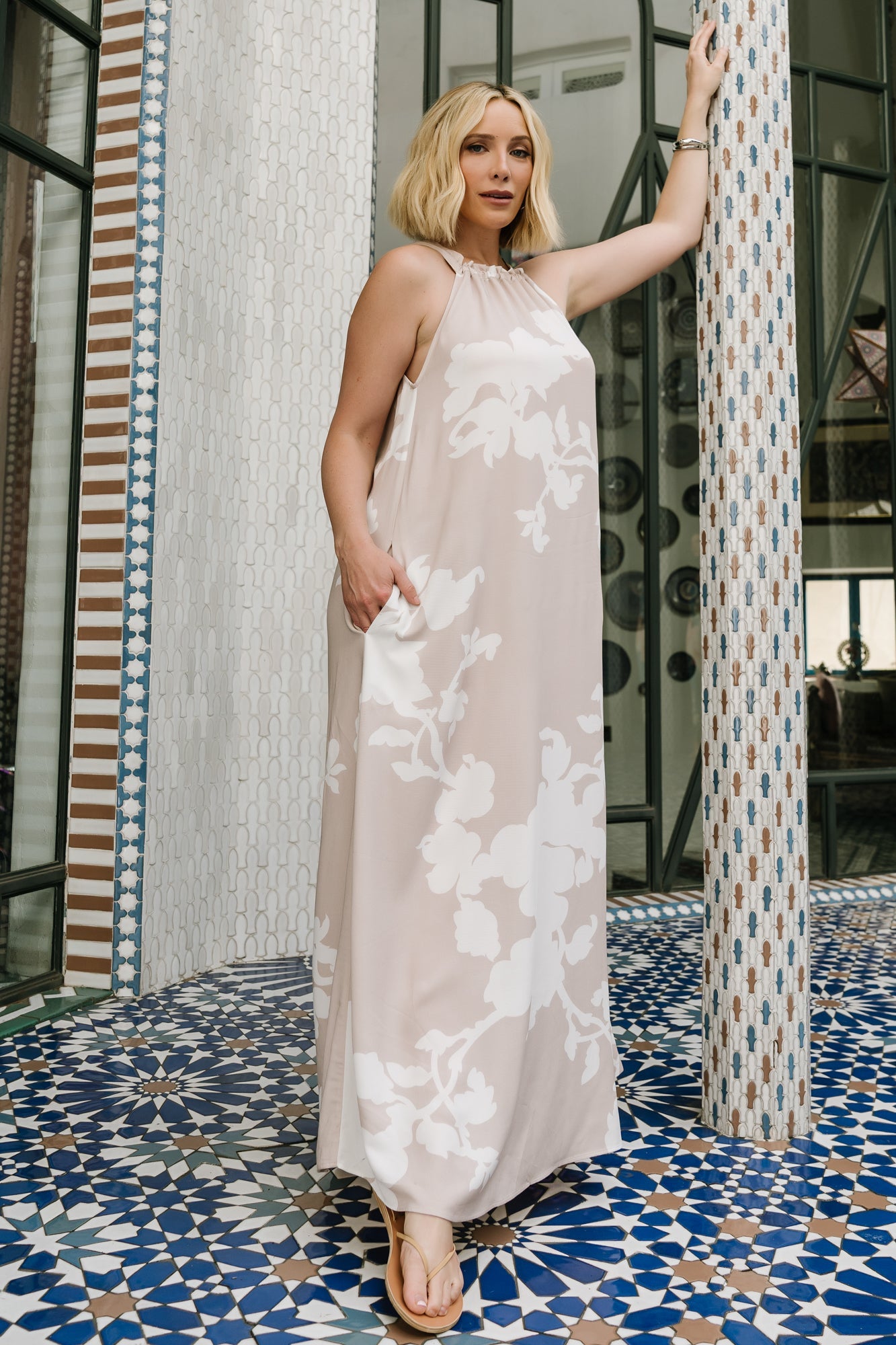 Baltic Born - Aurelia Column Maxi Dress