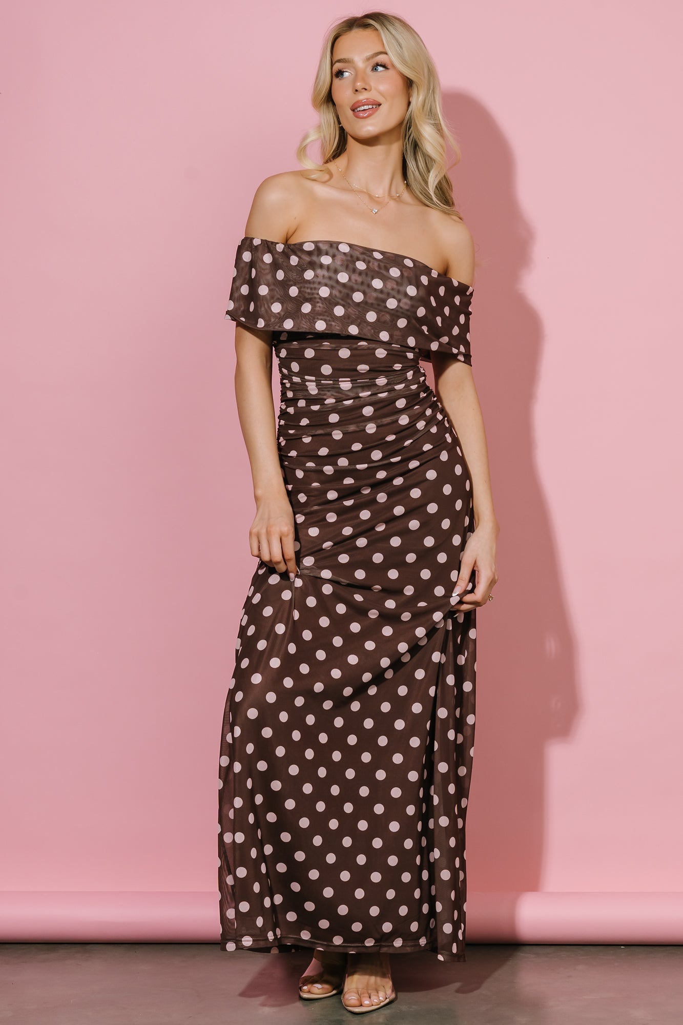 Baltic Born - Maisie Off Shoulder Maxi Dress