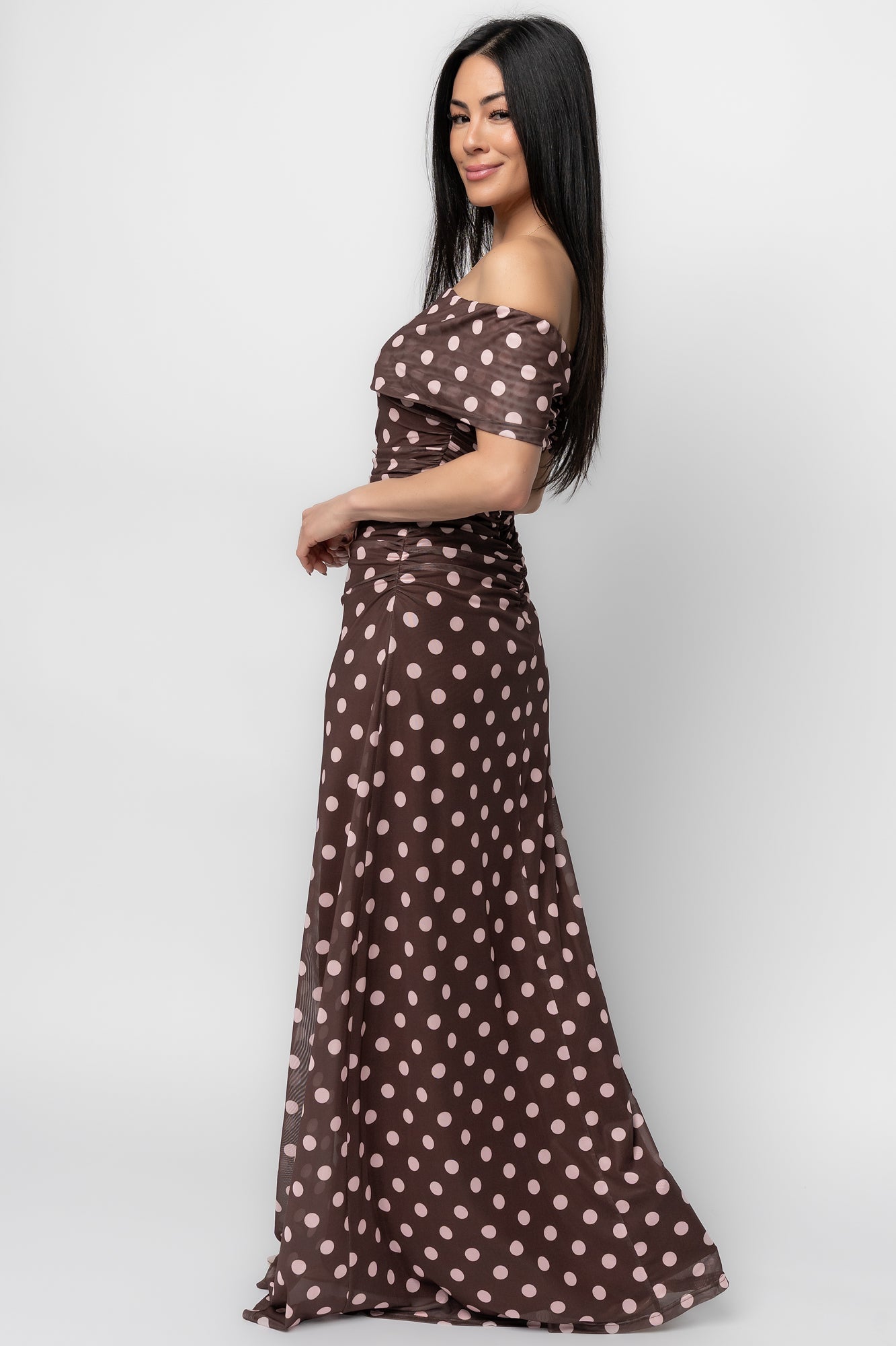 Baltic Born - Maisie Off Shoulder Maxi Dress