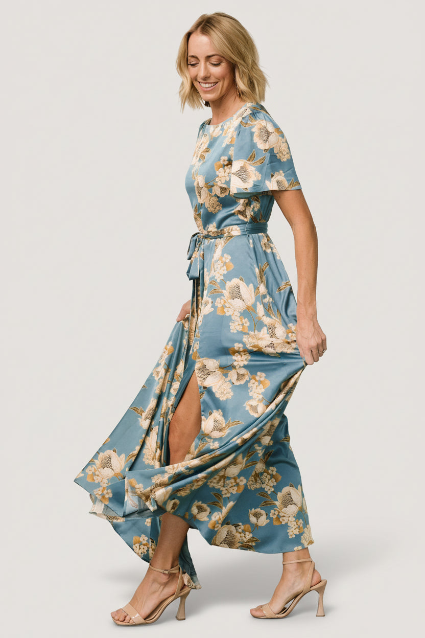 Baltic Born - Agnes Satin Maxi Dress