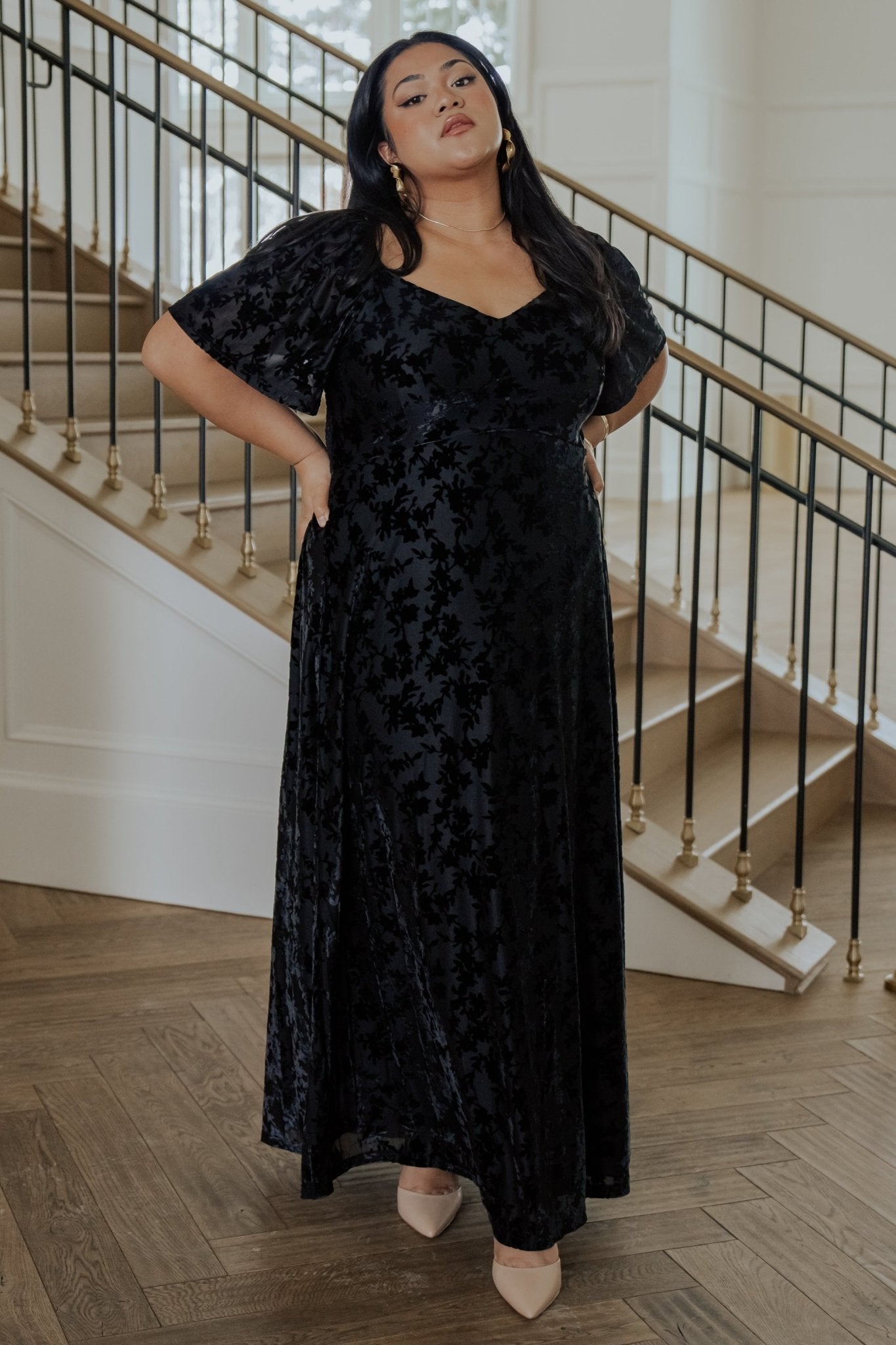 Baltic Born - Everley Velvet Maxi Dress