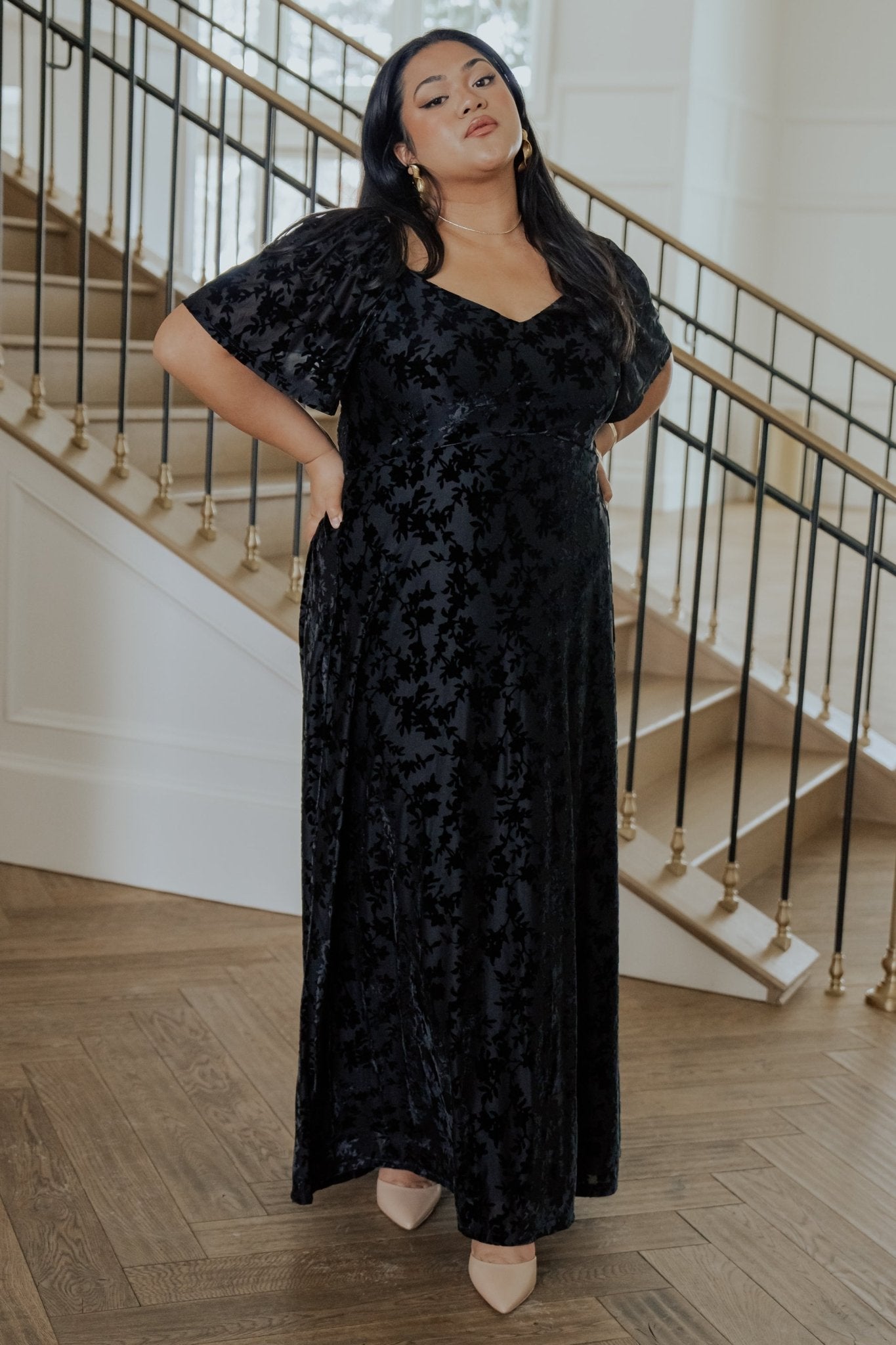 Baltic Born - Everley Velvet Maxi Dress