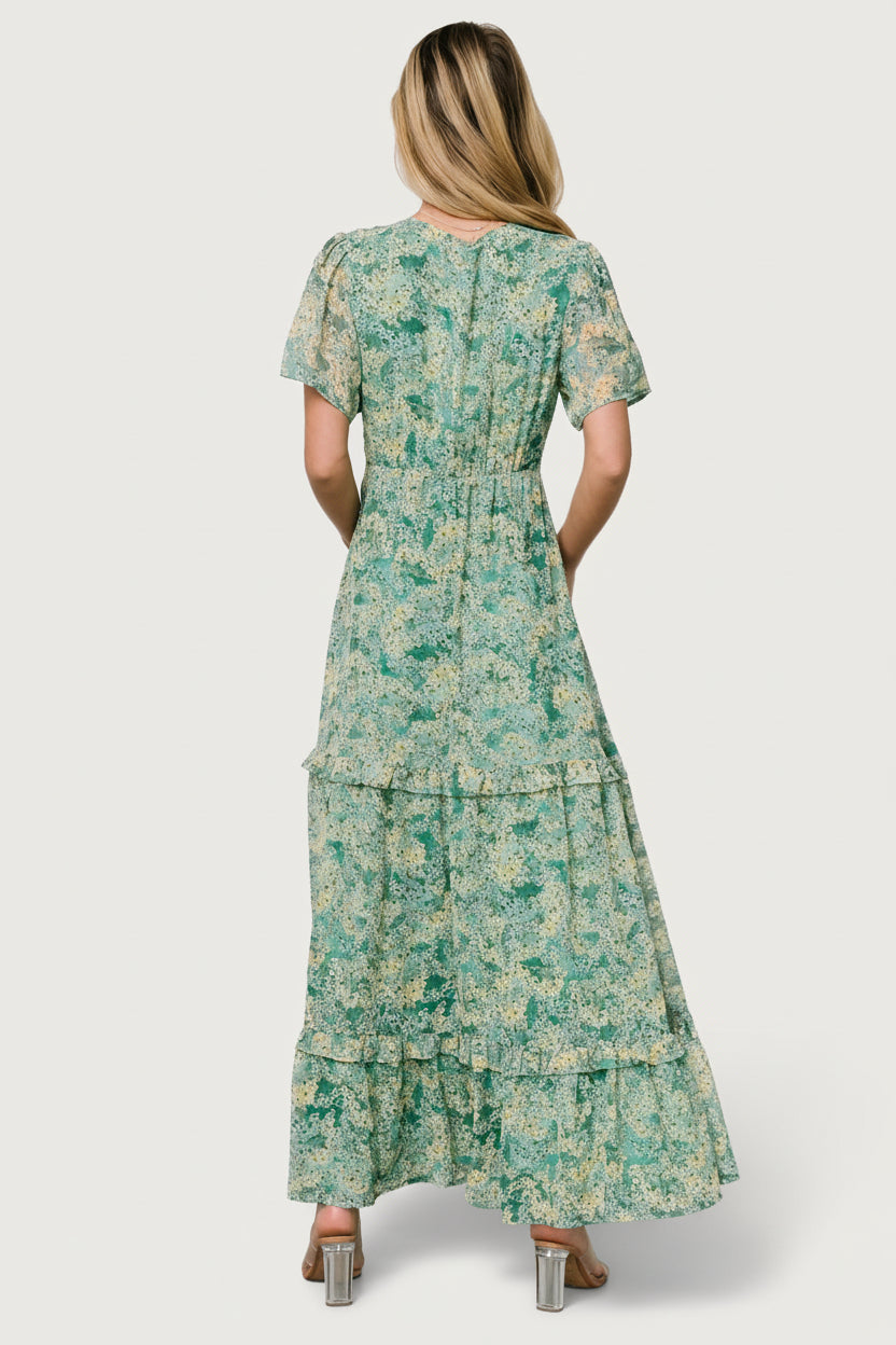 Baltic Born - Audrey Deep V Maxi Dress