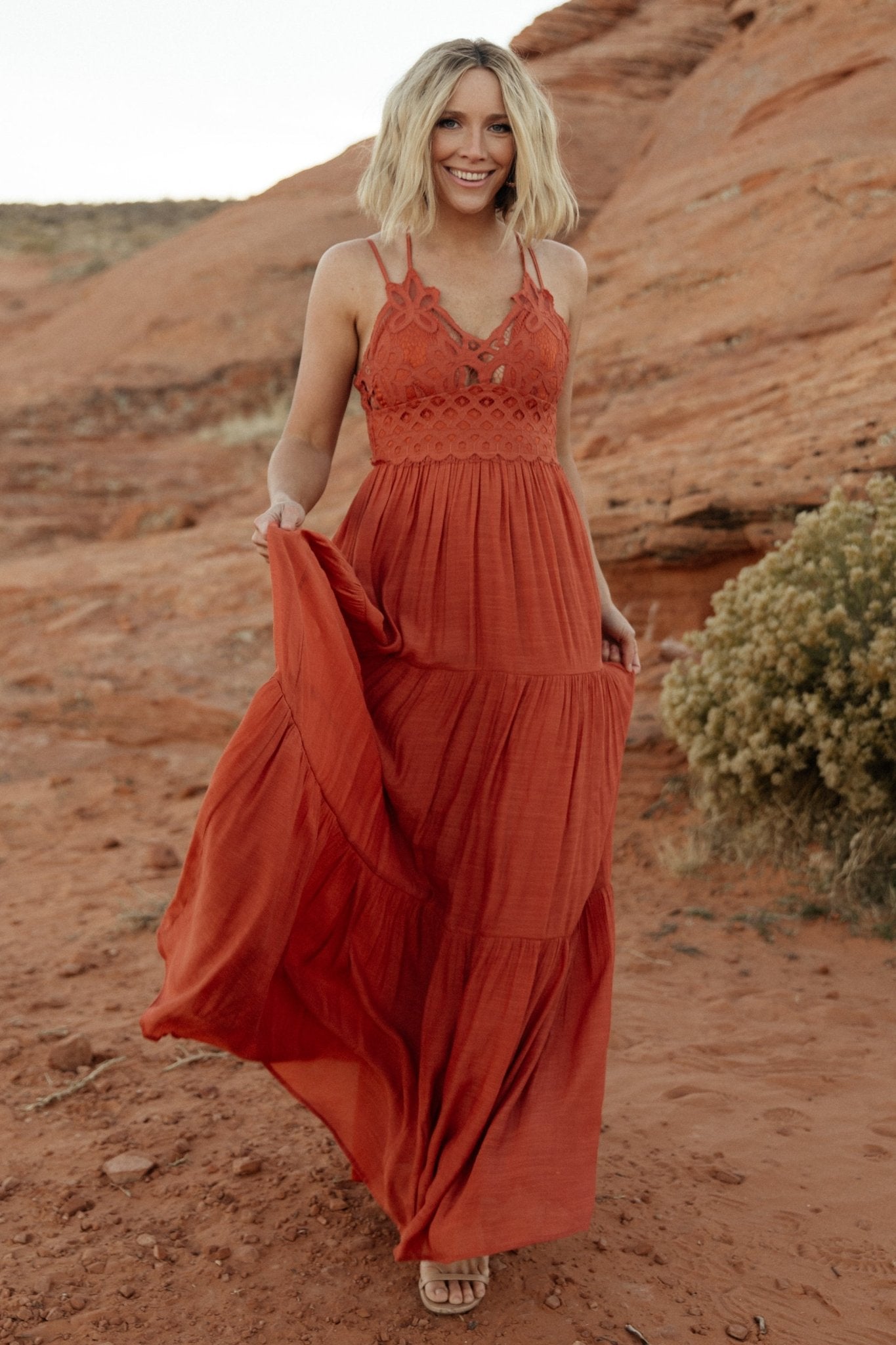 Baltic Born - Summerlin Lace Top Maxi Dress