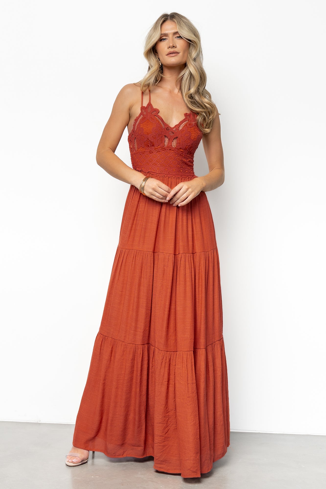 Baltic Born - Summerlin Lace Top Maxi Dress