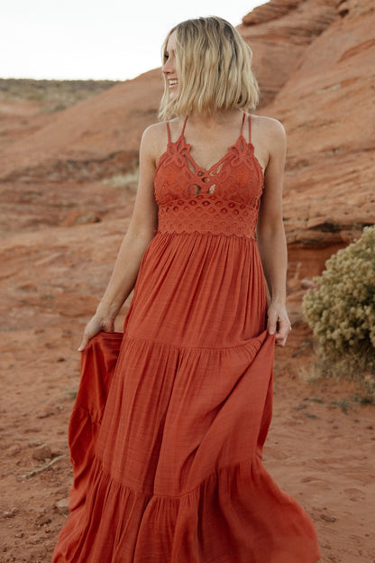 Baltic Born - Summerlin Lace Top Maxi Dress
