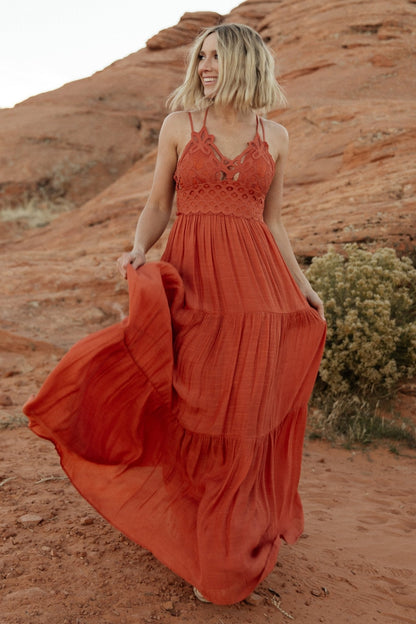 Baltic Born - Summerlin Lace Top Maxi Dress
