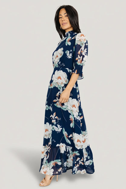 Baltic Born - Marie Mock Neck Maxi Dress