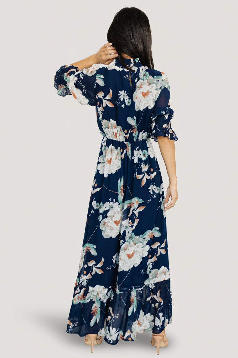 Baltic Born - Marie Mock Neck Maxi Dress