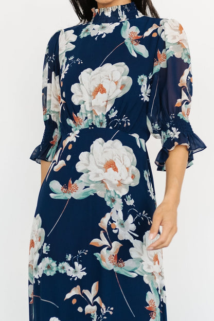 Baltic Born - Marie Mock Neck Maxi Dress