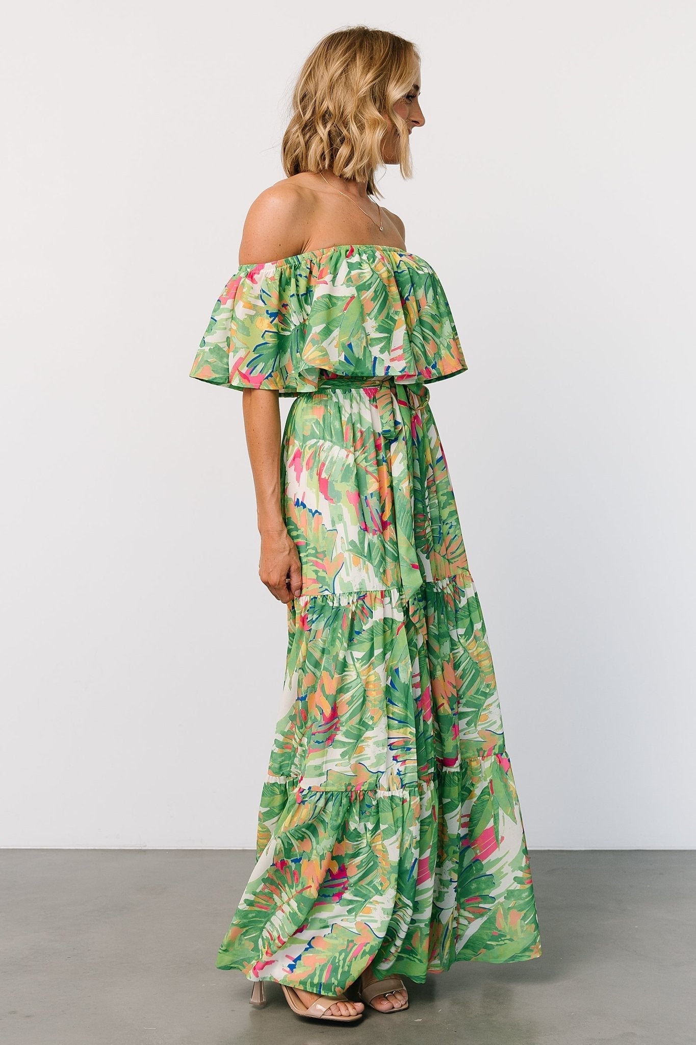 Baltic Born - Sonoma Off Shoulder Maxi Dress