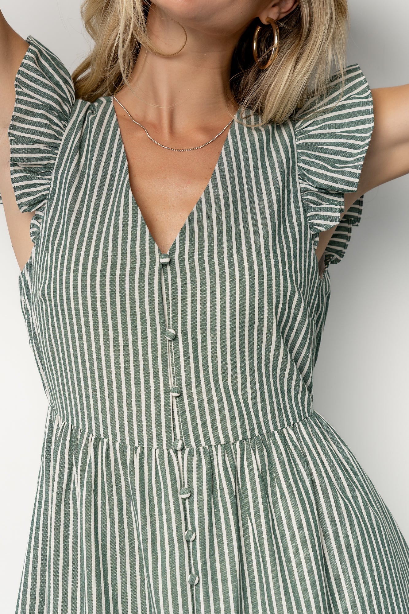 Baltic Born - Hettie Button Maxi Dress