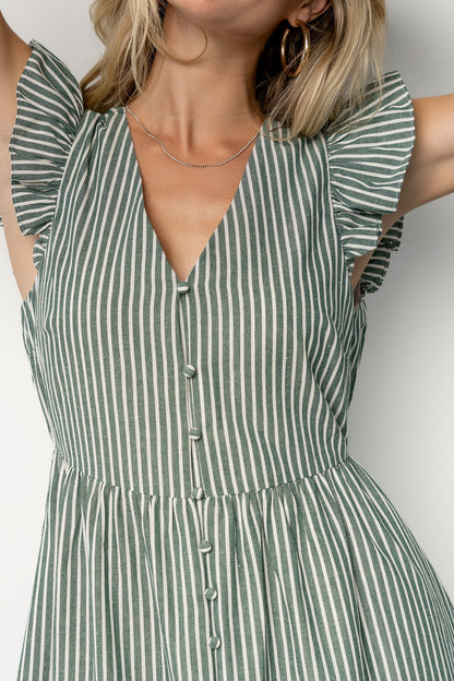 Baltic Born - Hettie Button Maxi Dress