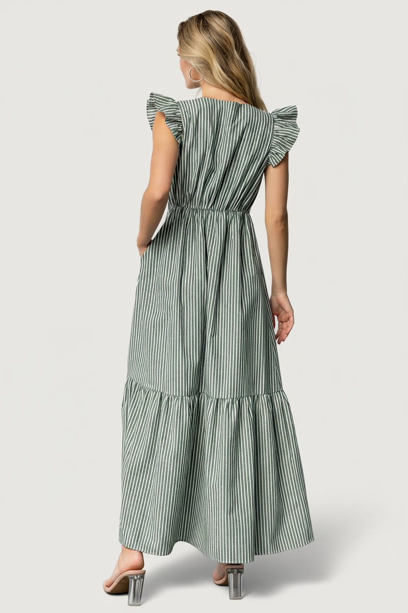 Baltic Born - Hettie Button Maxi Dress