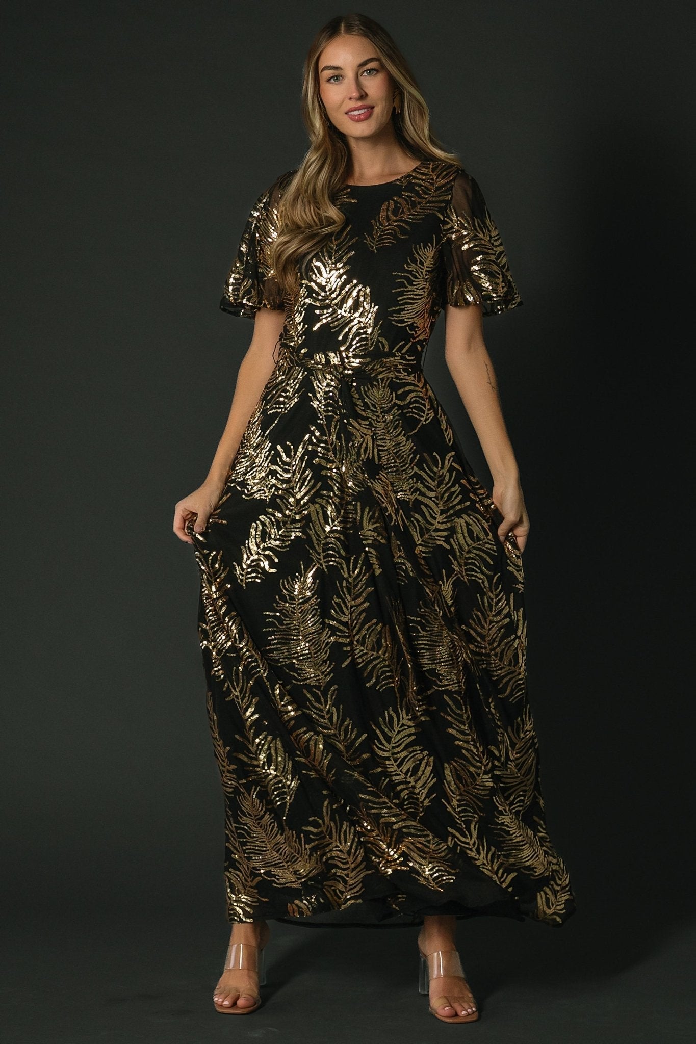 Baltic Born - Muse Sequin Maxi Dress