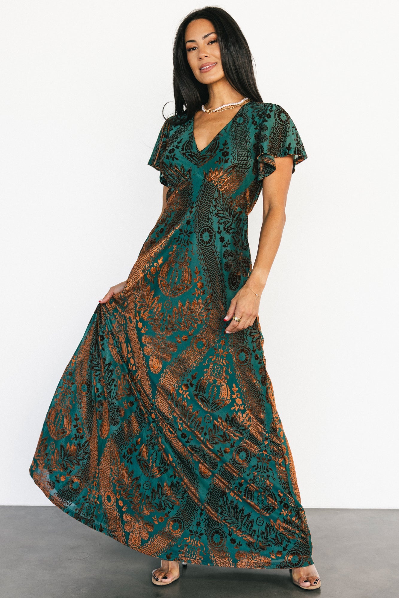 Baltic Born - Kimberly Velvet Maxi Dress