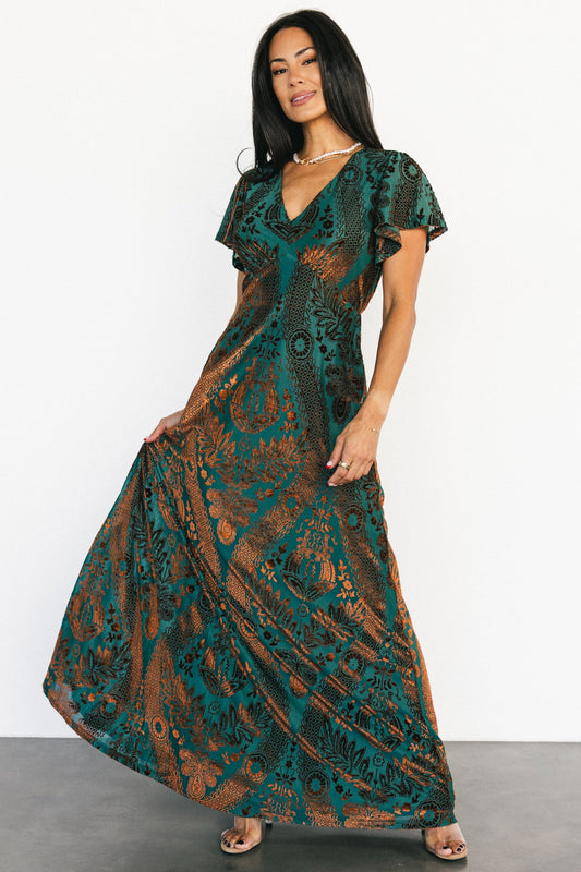 Baltic Born - Kimberly Velvet Maxi Dress