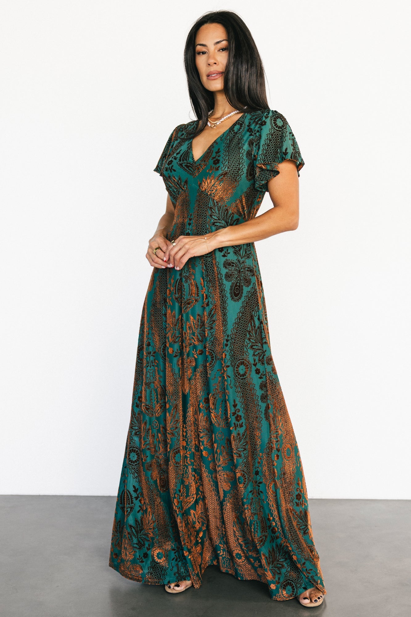 Baltic Born - Kimberly Velvet Maxi Dress