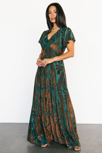 Baltic Born - Kimberly Velvet Maxi Dress