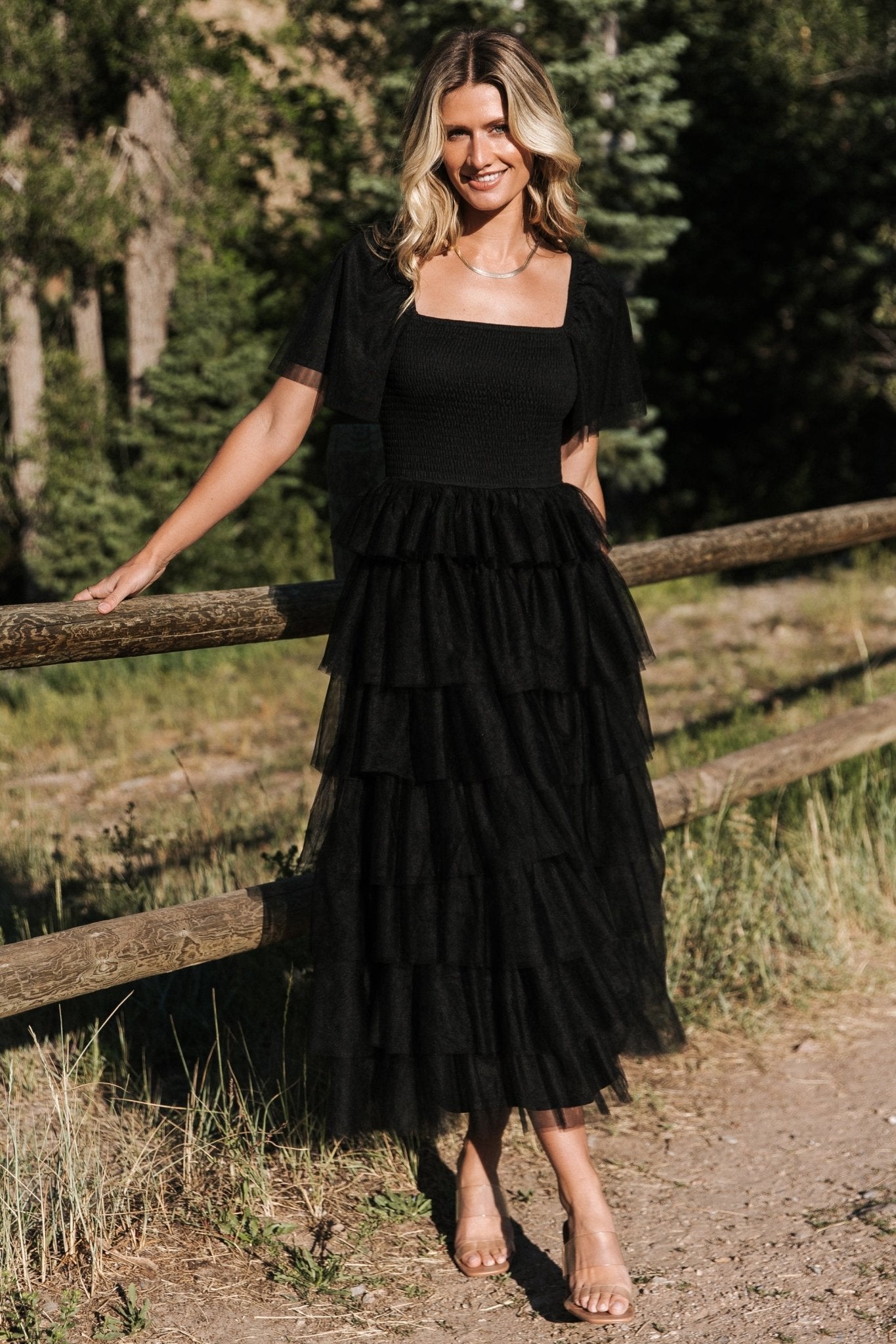 Baltic Born - Cherise Tulle Tiered Dress