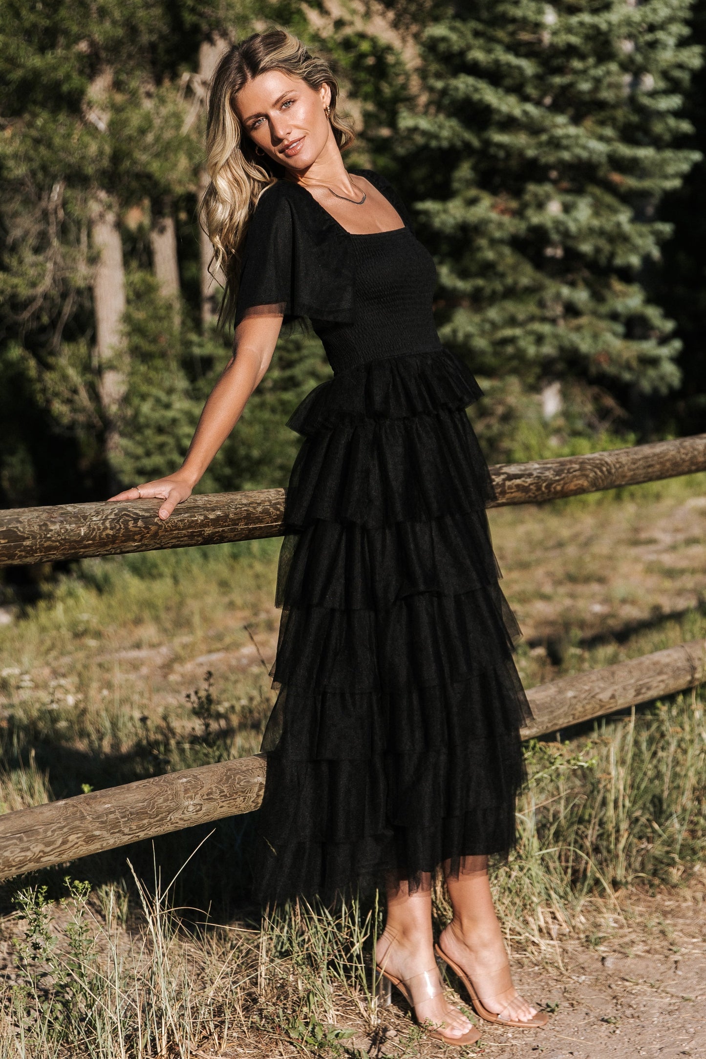 Baltic Born - Cherise Tulle Tiered Dress