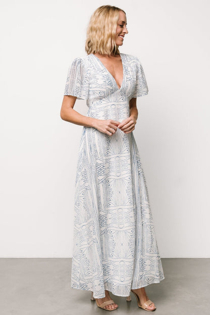 Baltic Born - Skyla Deep V Maxi Dress
