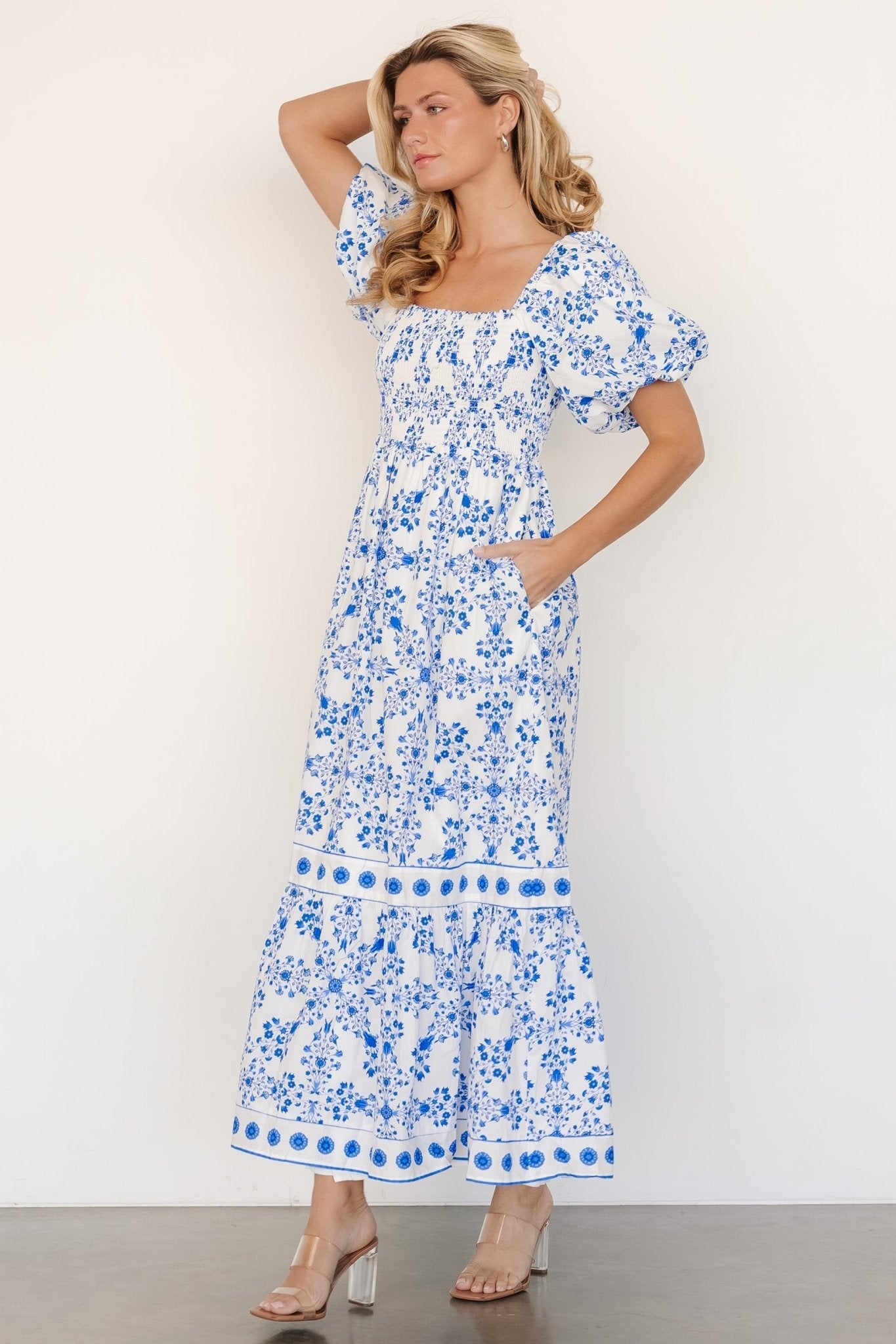 Baltic Born - Lexa Smocked Maxi Dress