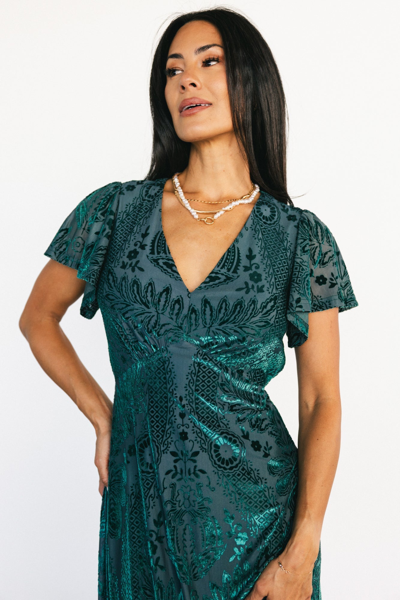 Baltic Born - Kimberly Velvet Maxi Dress