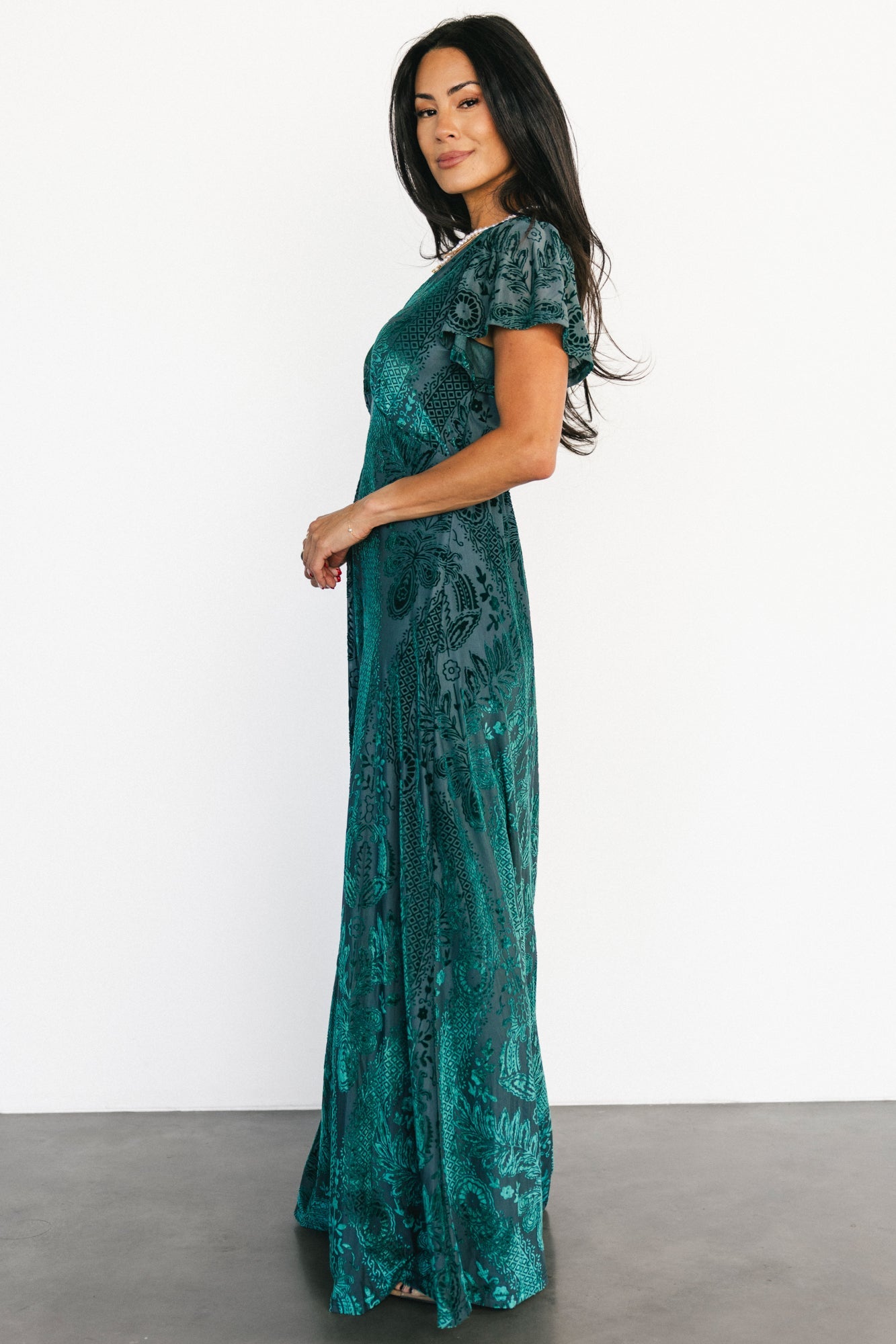 Baltic Born - Kimberly Velvet Maxi Dress