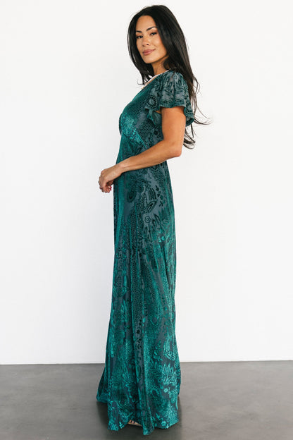 Baltic Born - Kimberly Velvet Maxi Dress