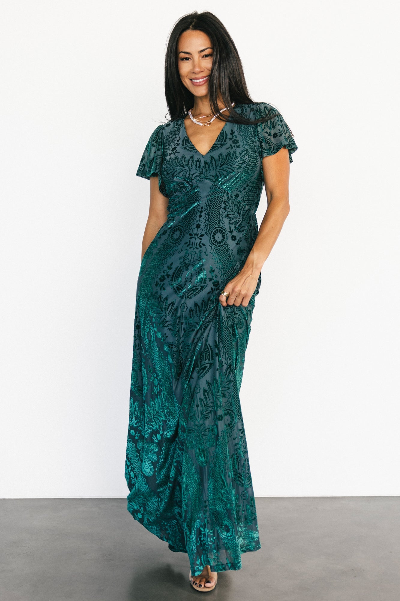 Baltic Born - Kimberly Velvet Maxi Dress