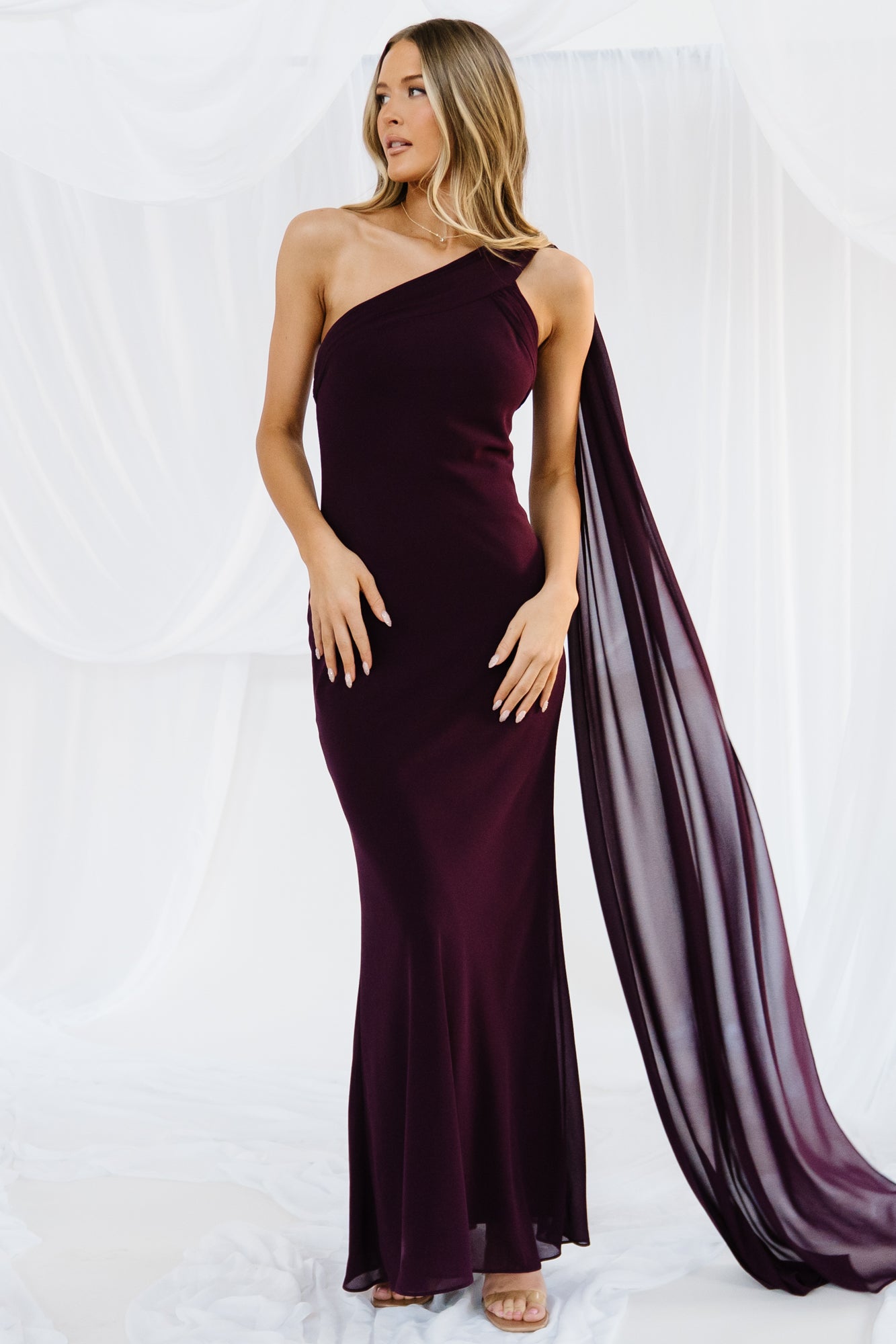 Baltic Born - Julianne One Shoulder Maxi Dress