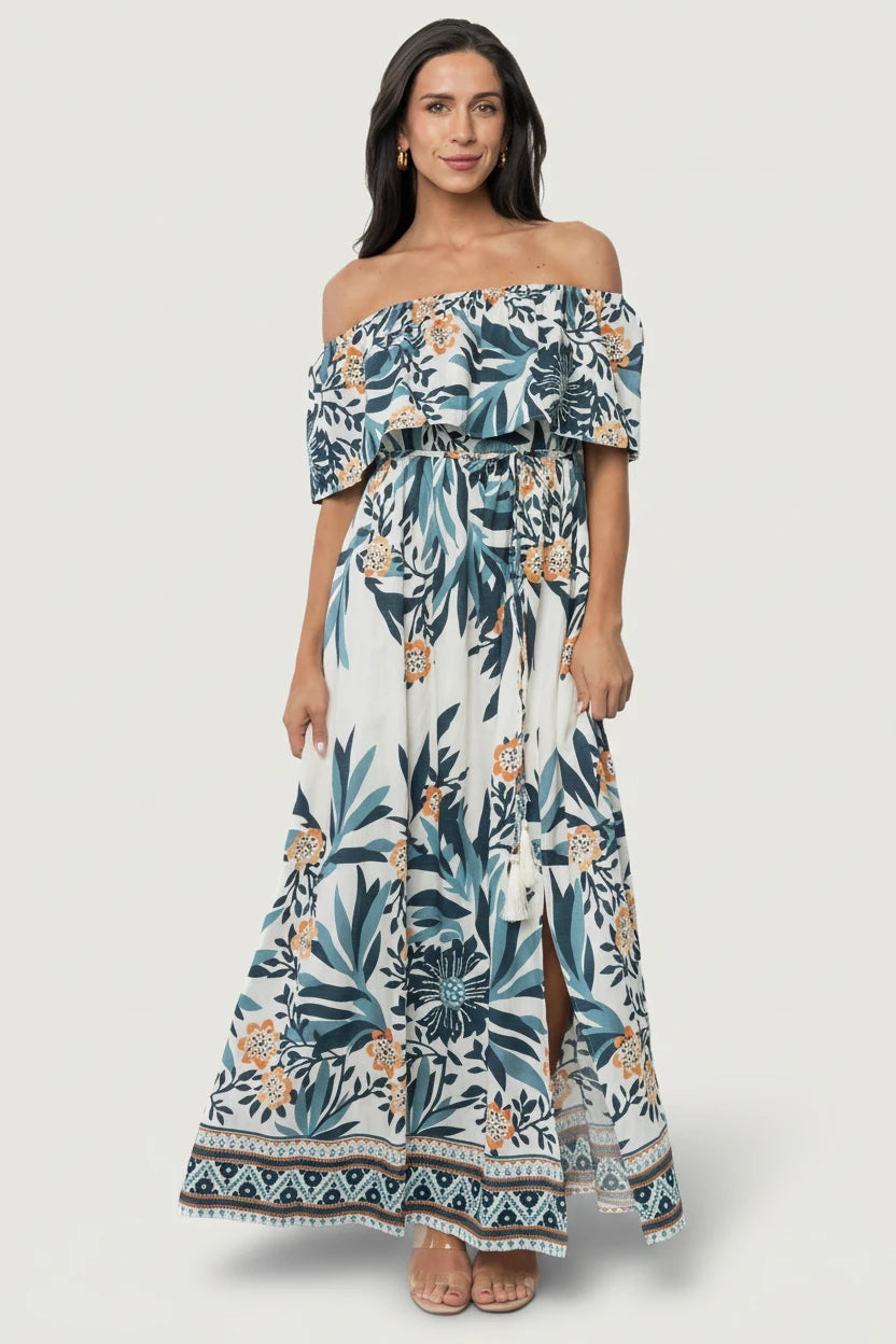 Baltic Born - Valentina Off Shoulder Maxi Dress