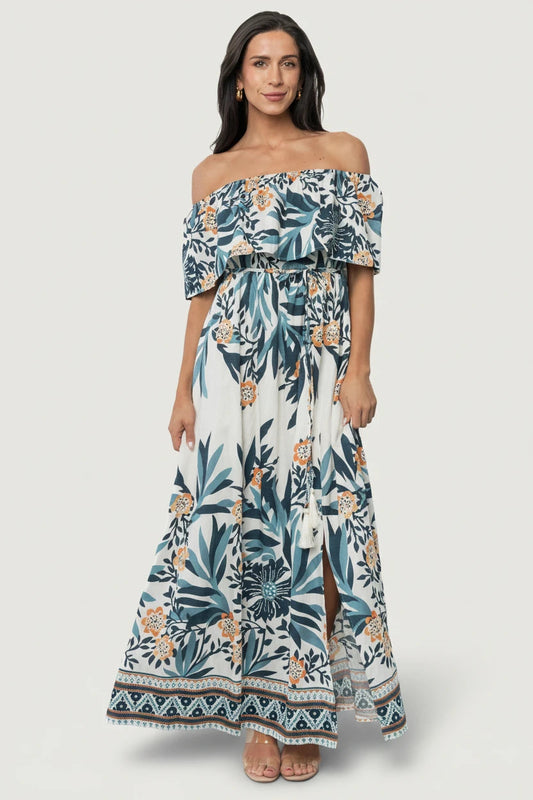 Baltic Born - Valentina Off Shoulder Maxi Dress