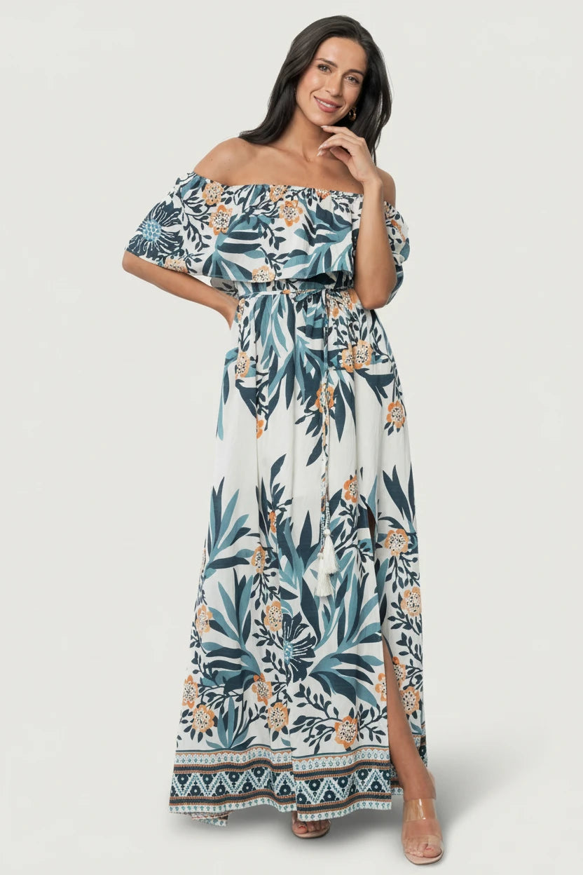 Baltic Born - Valentina Off Shoulder Maxi Dress