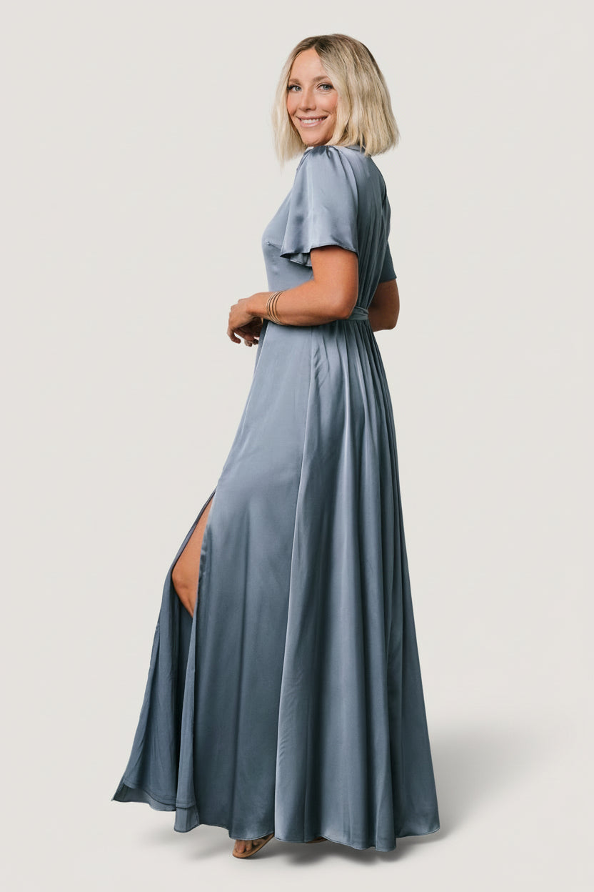 Baltic Born - Agnes Satin Maxi Dress