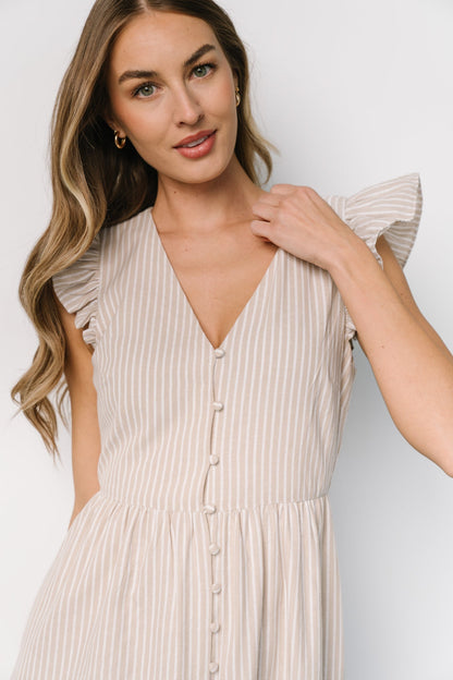 Baltic Born - Hettie Button Maxi Dress