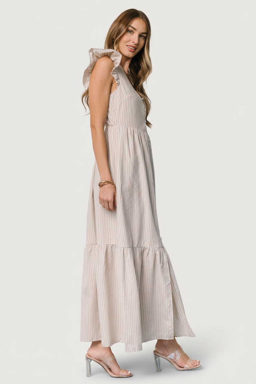 Baltic Born - Hettie Button Maxi Dress
