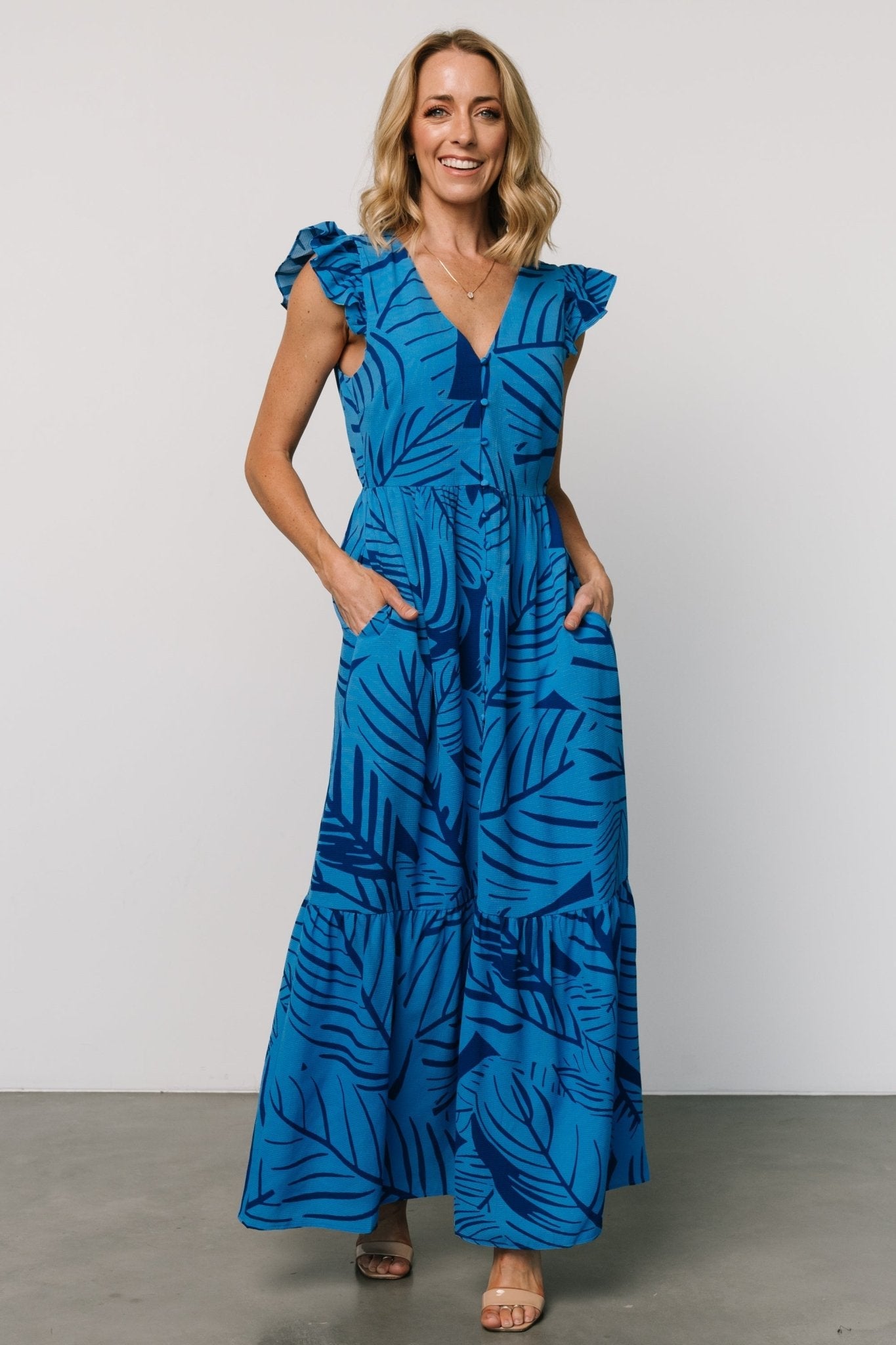 Baltic Born - Kaia Button Maxi Dress