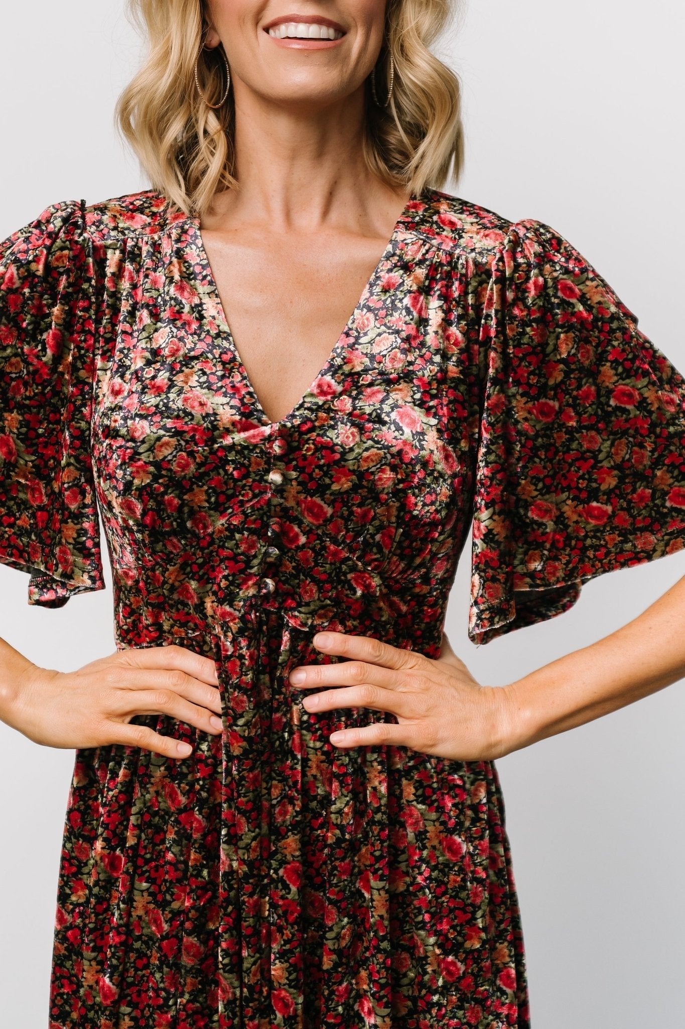 Baltic Born - Irina Velvet Maxi Dress