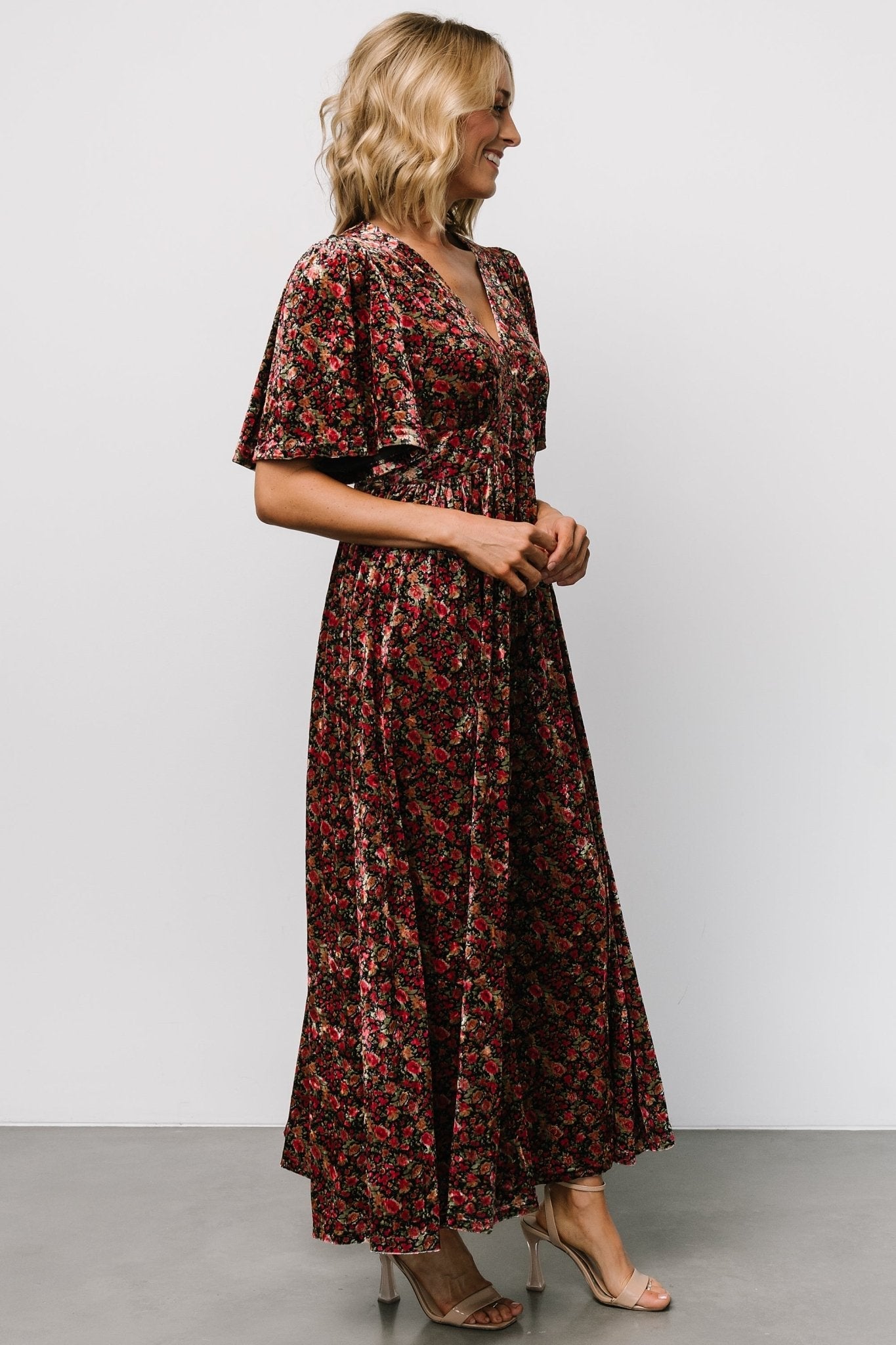 Baltic Born - Irina Velvet Maxi Dress