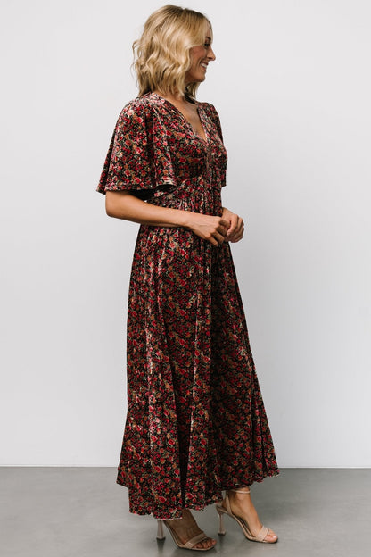 Baltic Born - Irina Velvet Maxi Dress